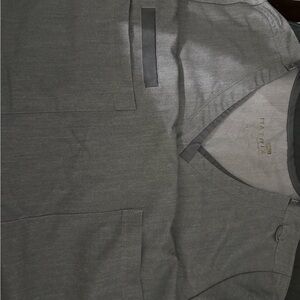 Matix Charcoal V-Neck Blouse